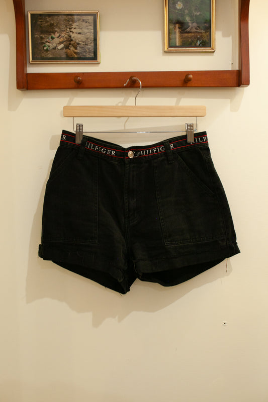 Black Tommy Shorts